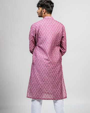 Rudra Resham Cotton Kurta Set