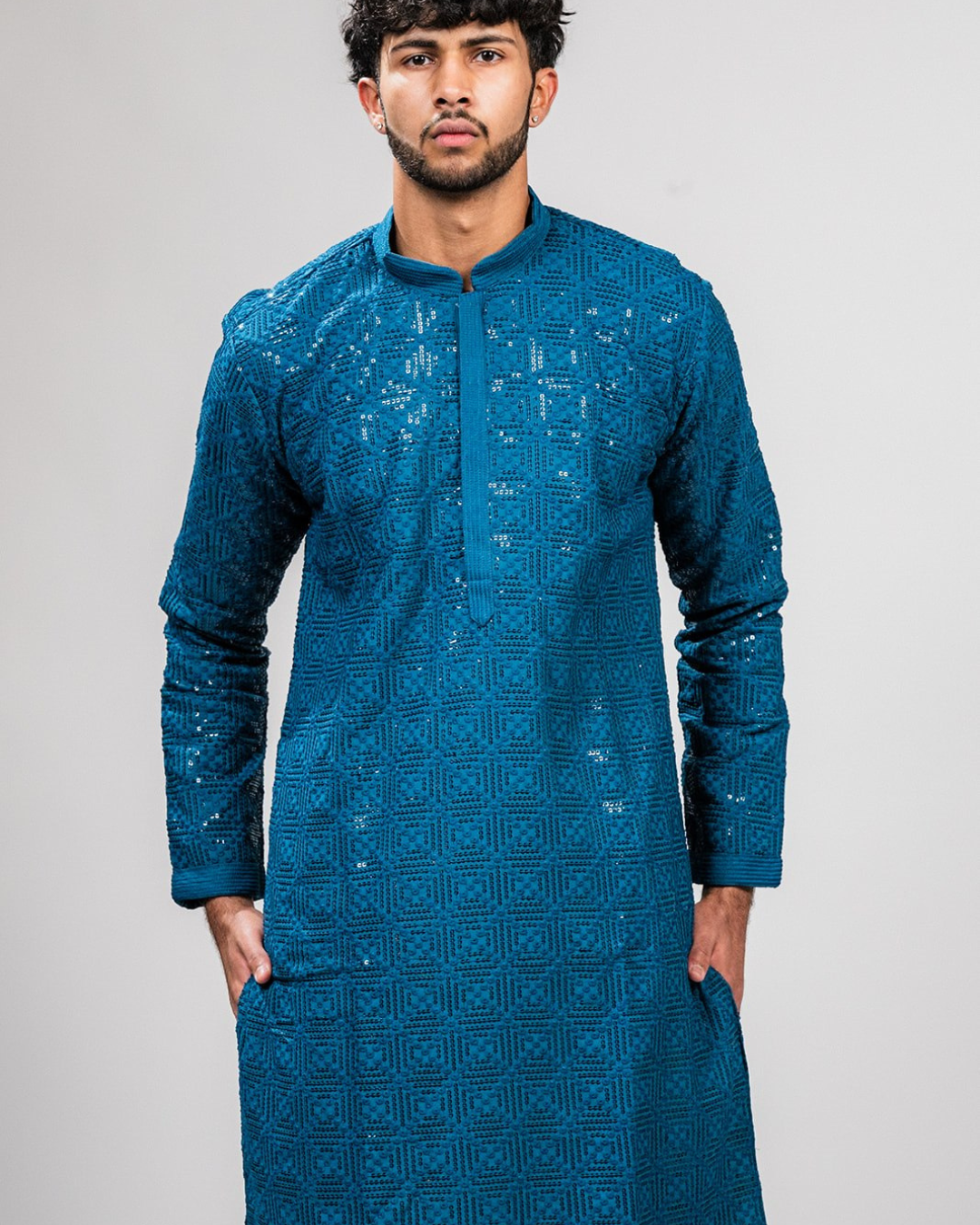 Aarush Azure Embellished Kurta Set