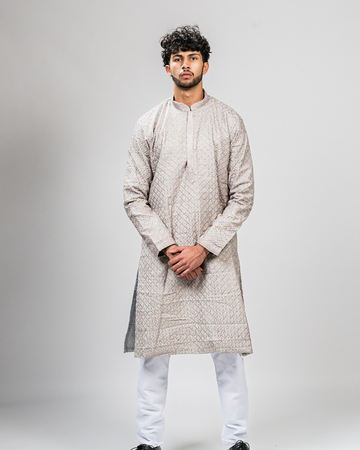 Aarush Chikankari Kurta Set