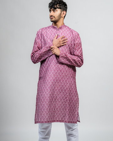 Rudra Resham Cotton Kurta Set