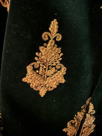 Emerald Green Embroidered Sherwani