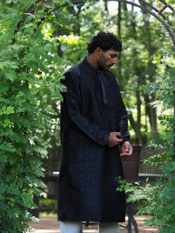 Paisley Jacquard Kurta set