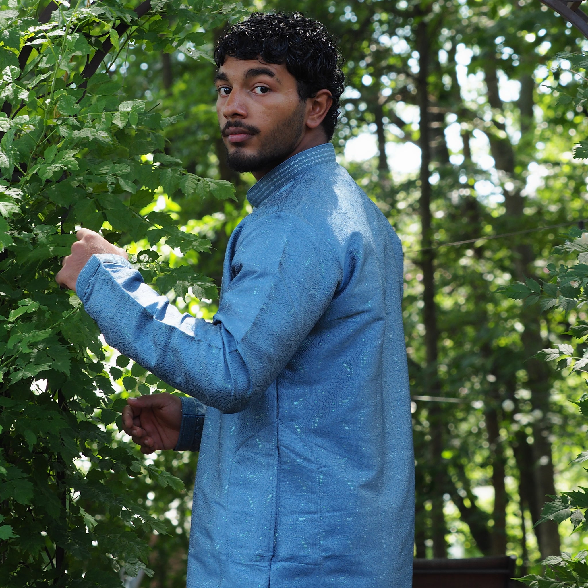Paisley Jacquard Kurta set