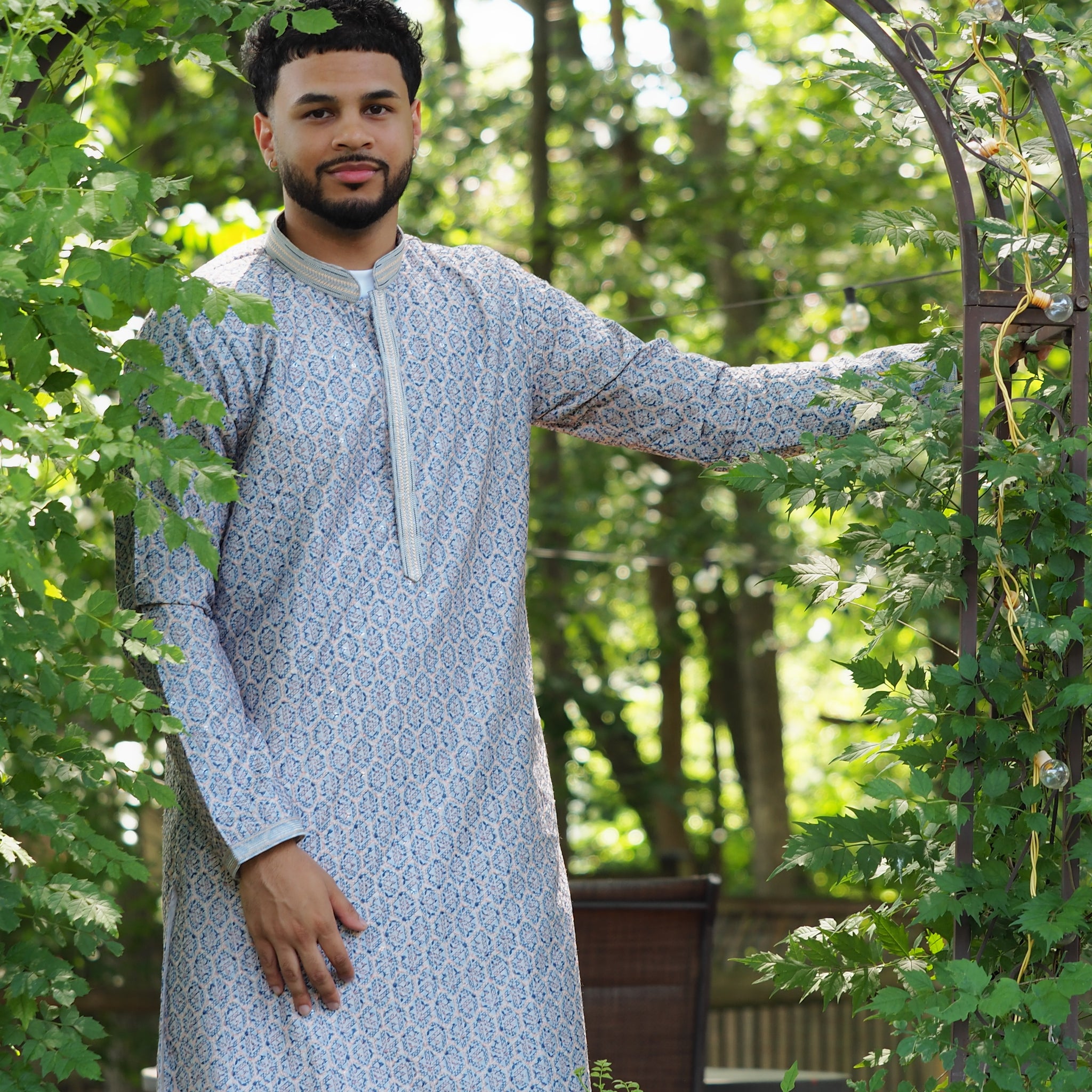 Threadwork kurta set