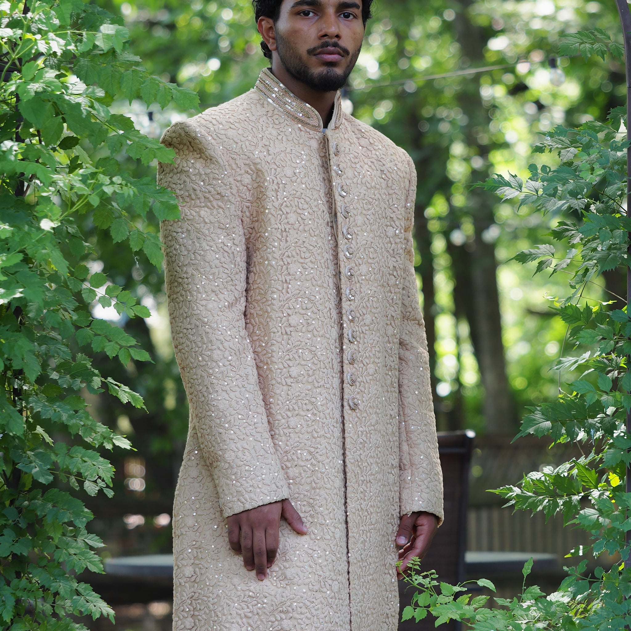 Gold Shimmer Sherwani