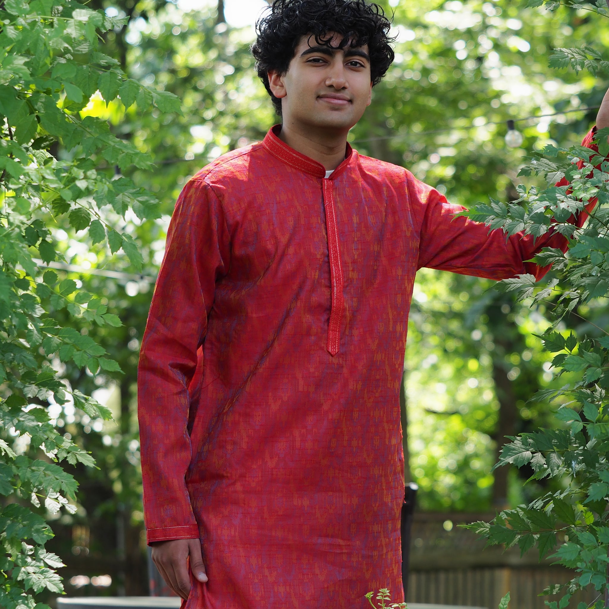 Ikat print Kurta set