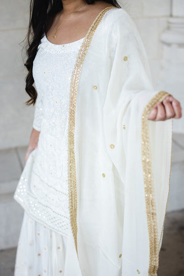 Lucknowi Gharara Set